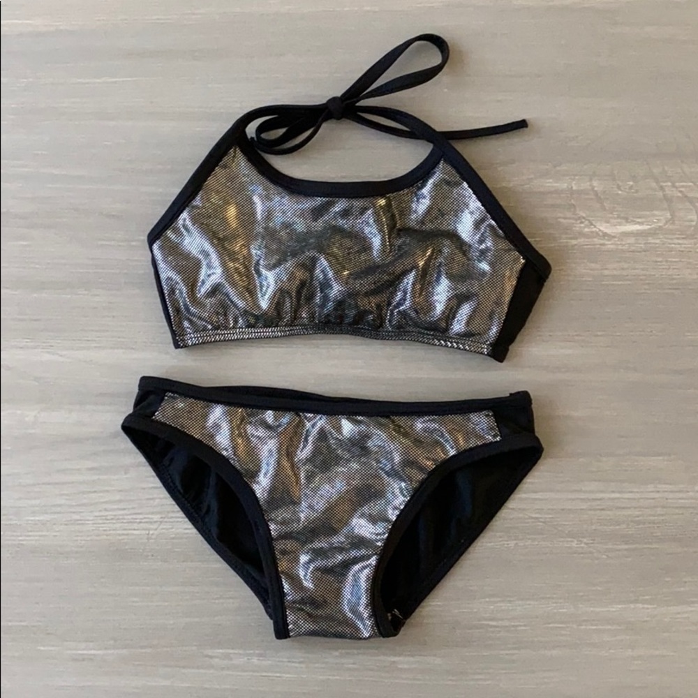 Random Hearts Holographic Bikini